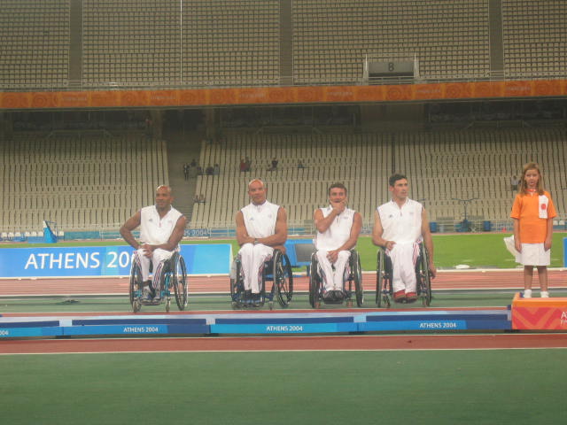 Equipe de France du relais 4 x 400 m Mdaille d'argent